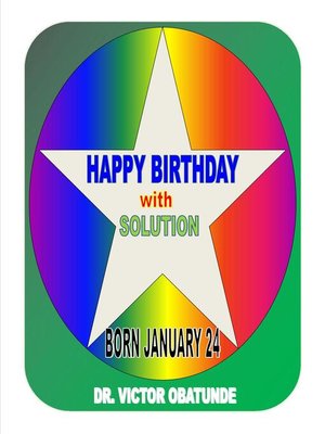 cover image of BORN JANUARY 24